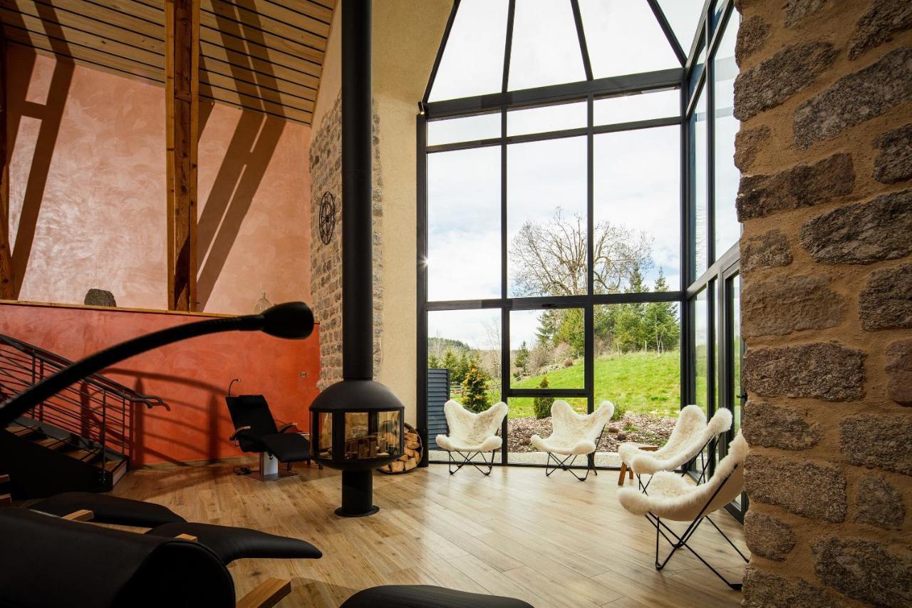 Hotel Restaurant De La Poste Et La Grange Detente, Espace Bien-Etre Chateauneuf-de-Randon Luaran gambar